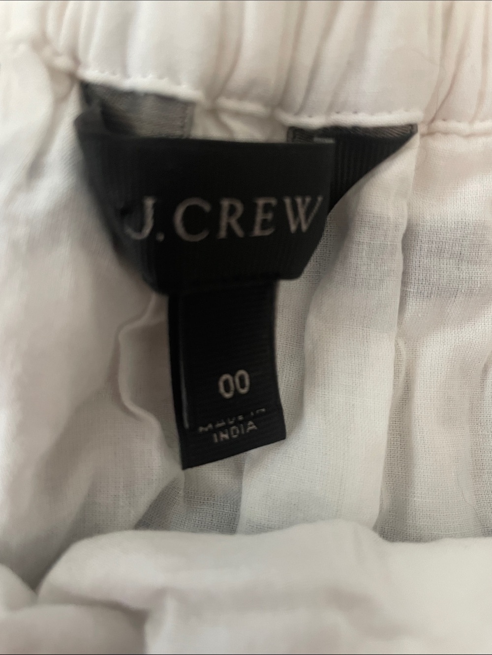 J. Crew Striped A-Line Skirt in White and Navy Nautical Size 00 100% Cotton - Picture 4 of 8